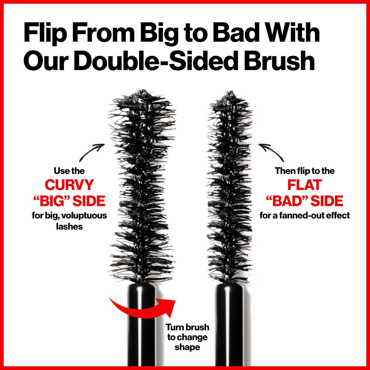 Revlon So Fierce! Big Bad Lash, Mascara Volume Extrême, Tenue 24 H
