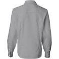 thumbnail image 3 of Van Heusen Chemise Oxford Sans Repassage pour Femmes, m, Gris Français, 3 of 3
