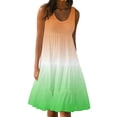 thumbnail image 1 of Yuyuzo Robes d'Été pour Femmes Robe Décontractée d'Été pour Femmes Sans Manches à Col Rond Tunique Ample Robe Débardeur Robe Bohème de Plage pour les Vacances, 1 of 1