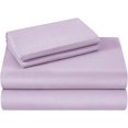 thumbnail image 2 of 1200 Thread Count 100% Egyptian Cotton 4-Piece Bed Sheet Set (1 Flat, 1 Fitted Sheet, 2 Pillow Covers) 21 Inches Deep Pocket Solid Pattern, 2 of 4