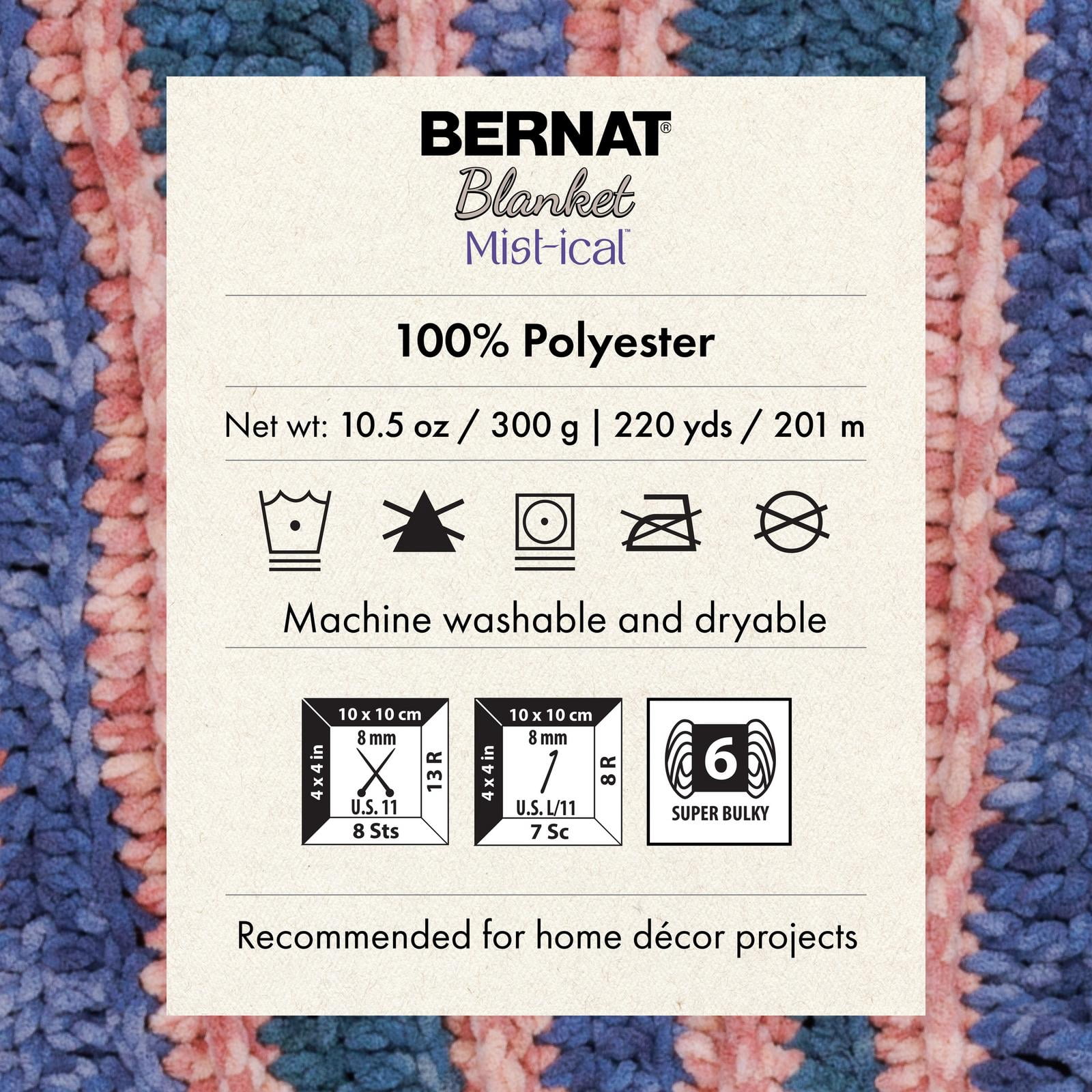Bernat® Blanket Mist-ical™ #6 Super Bulky Polyester fil