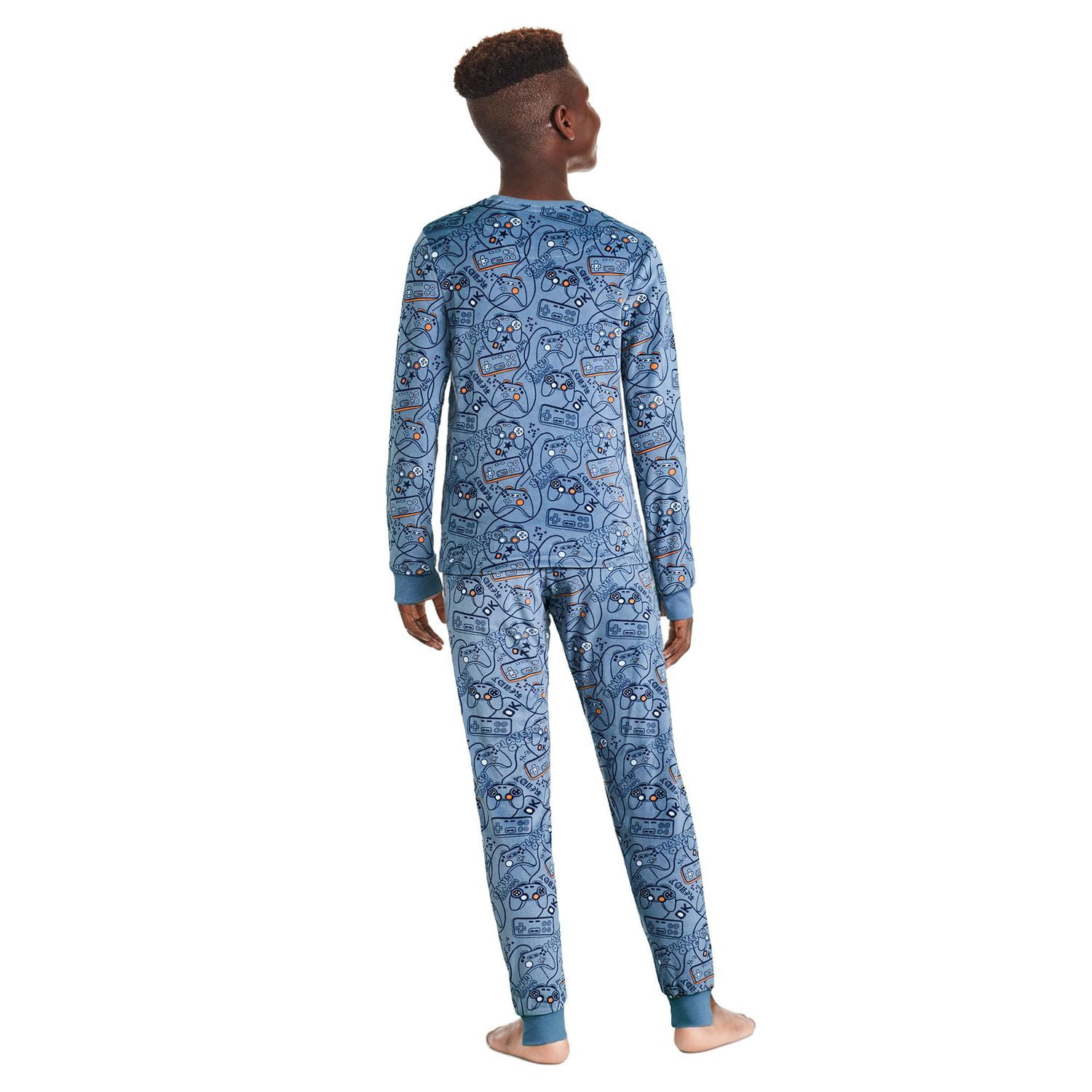George Boys' Two Piece Velour Pajama Set