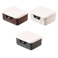 thumbnail image 3 of Wweixi Boîte de Rangement Verrouillable Grande Capacité Boîte pour et Boîte ABS Verrouillable Objets de Valeur Rangement Boîte de Rangement Verrouillable Blanc, 3 of 6
