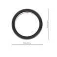 thumbnail image 2 of OULII 4Pcs Finger Ring for Men in Round Black Silicone with Comfort, 2 of 7