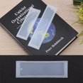 thumbnail image 2 of Qiilu DIY Bookmark,2pcs/set DIY Bookmark Mould Rectangle Silicone Mold Making Epoxy Resin Jewelry Craft Tool   ,Pendant Mold, 2 of 5