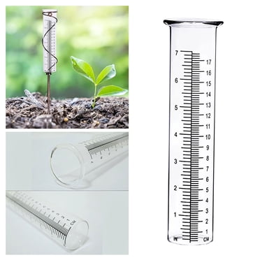 Measuring Tools Rain Gauge Replacement Tube Durable Garden Yard Measurement Device for Outdoor Use