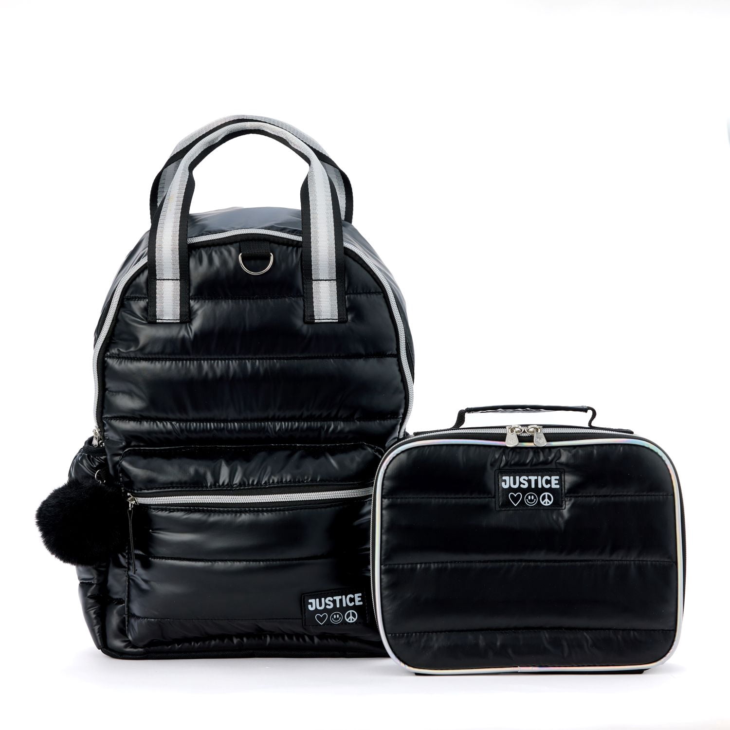 Ensemble sac à dos et boîte à lunch Justice Midnight Puff