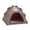 Brown, variant on Cat Beds for Indoor Cats Pet Tent Cat Dog Bed Indoor Cat Dog Bed Cat Dog Cave Bed Warm Closed Cat Tent Outdoor Cave Bed Cat Dog Or Small Pet Roomdog Beds for Small Dogs