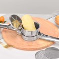 thumbnail image 2 of Presse-purée Manuel en Acier Inoxydable 3 en 1 Presse-Aliments Robuste, 2 of 8