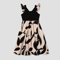 thumbnail image 3 of PatPat Family Matching Cross Back Floral Strap Dress and Colorblock Top Sets, 3 of 7