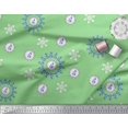thumbnail image 2 of Soimoi Rayon Crepe Fabric Berries & Damask Decorative Printed Craft Fabric by The Yard 46 Inch Wide, 2 of 3