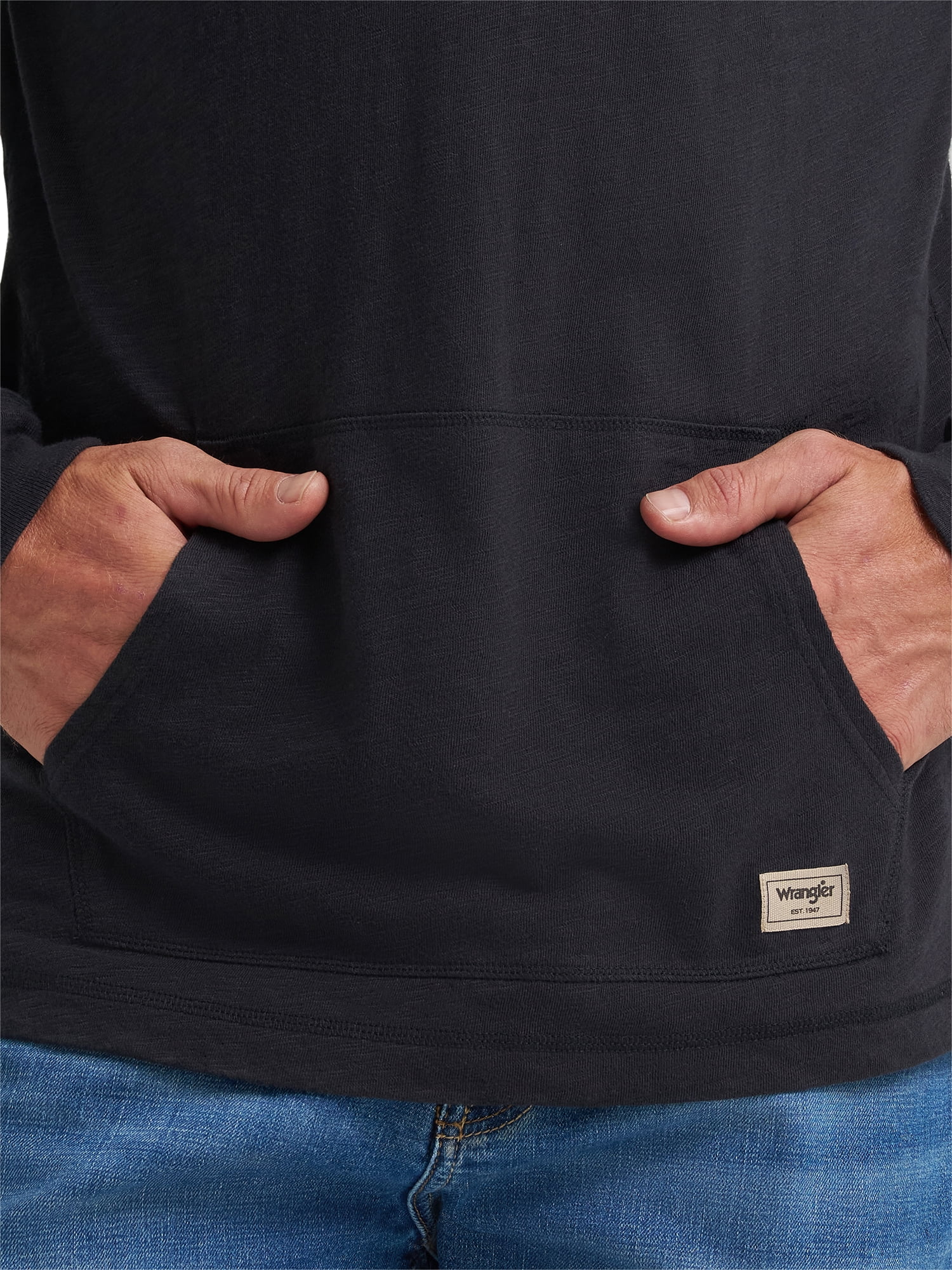 Wrangler® Men'S Long Sleeve Hooded Pullover