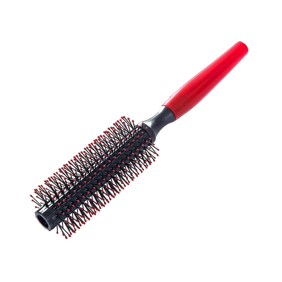 Round Hair Brush for Men Women Kids Nylon Pins Massage Detangling Blow Dry Styling Wet Dry All Hair Types Static