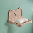 thumbnail image 4 of Lovely Small Bear Soap Box Wall Mounted Toilet Soap Rack No Water Accumulation and Drainage Soap Box Detachable Structure, 4 of 6