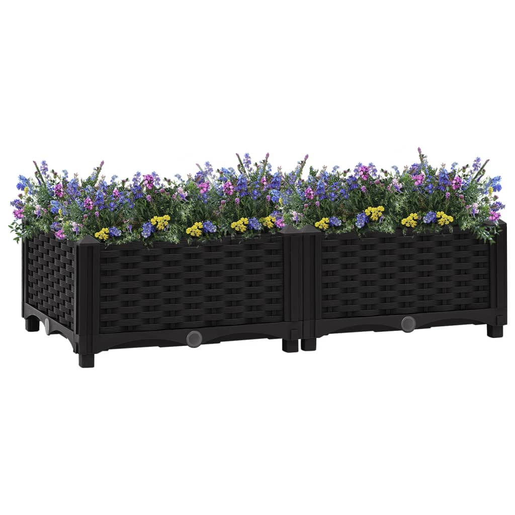 vidaXL Lit Surélevé 80x40x23 cm Polypropylène