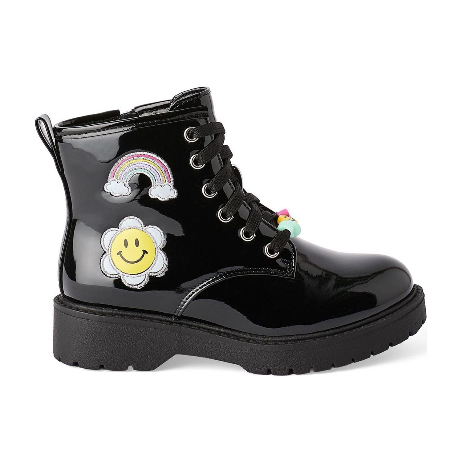 George Girls' Embroidered Combat Boots