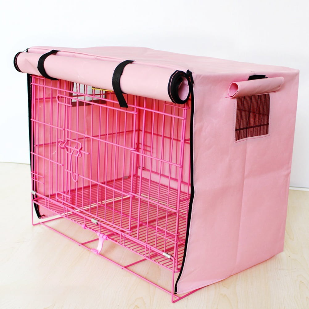 Windproof Pet Cat  Dog Crate Cover Breathable Waterproof Four Seasons Cages Cover