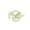 thumbnail image 3 of Butterfly Knuckle Ring Fashion Simple Acrylic Joint Ring Finger Ring for Women, 3 of 10