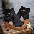 thumbnail image 2 of Summer Fashion High-top Wedge Sandals Thick-soled Fish Mouth Roman Sandals, 2 of 9