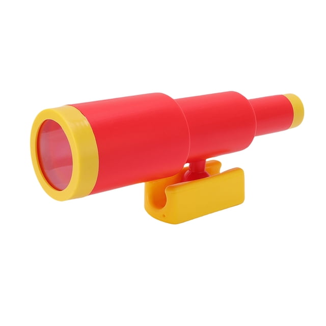 Telescope Toy, Funny Reusable Plastic Safe Educational Monocular Toy with Base for Present Outdoor