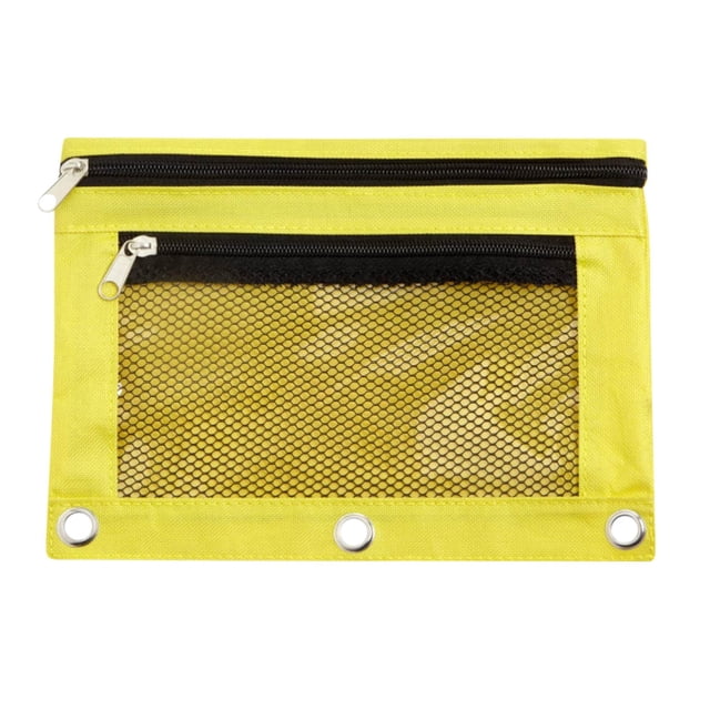XZNGL Clear Pencil Pouch for 3 Ring Binder Pencil Pouch 3 Ring, Zipper Pencil Pouches Case Binder Cosmetic Bag 3 Ring Pencil Pouch with Zipper Clear Cosmetic Bags with Zipper