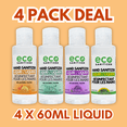 thumbnail image 4 of Mini Scented Hand Sanitizer Liquid, 60 ml, Pack of 4, 4 of 8