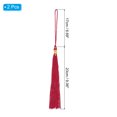 thumbnail image 2 of Unique Bargains Pompon de Collation des Grades, Pompon de Fin d'Études pour Collation des Grades Décorer un Breloque de Pompon, Rouge Lot de 2, 2 of 5