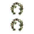 thumbnail image 4 of Wweixi Add Touch Of Beauty With Artificial Rose For Any Occasion Backdrop Arch Flowers Cloth Artificial Flowers Low Maintenance red 2Set, 4 of 6