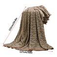 thumbnail image 3 of Dvkptbk Throw Blanket 127X152cm Super Soft Warm Solid Warm Fleece Blanket Throw Rug Sofa Bedding, 3 of 5