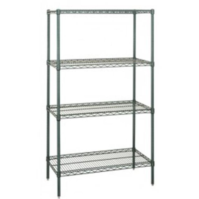 Quantum Storage WR74-2436P Étagère Grillagée Proform avec 4 Tablettes - 24 x 36 x 74 Po
