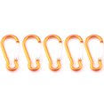 thumbnail image 1 of Graflsoa Crochets Mousquetons en Alliage d'Aluminium Léger Premium pour Camping, Randonnée et Voyage - 5 Pcs, Options Multicolores (Or, Noir, Argent, Rouge, Bleu, Vert), 1 of 7
