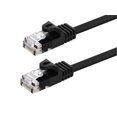 thumbnail image 1 of Monoprice Cat6 Ethernet Patch Cable - FLEXboot, Flat, Snagless RJ45, 550MHz, UTP, Pure Bare Copper, 30AWG, 5ft, Black, 1 of 2
