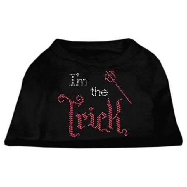 Je Suis le Truc Strass Chien Chemise Noir Med (12)