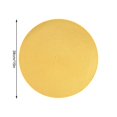 thumbnail image 3 of Huayishang Placemat 6PCS Yellow Round Polypropylene Woven Placemat, 3 of 9