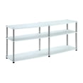 thumbnail image 1 of Convenience Concepts Designs2Go 60" 3 Tier TV Stand in White, 1 of 5