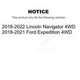 thumbnail image 2 of Transit Auto Front Bearing Upper Control Arm with Ball Joint Lower Outer Tie Rod Sway Bar Stabilizer Link Kit (10Pc) for Car Ford Expedition Lincoln Navigator 4WD Left Right Side K7T-110891, 2 of 11