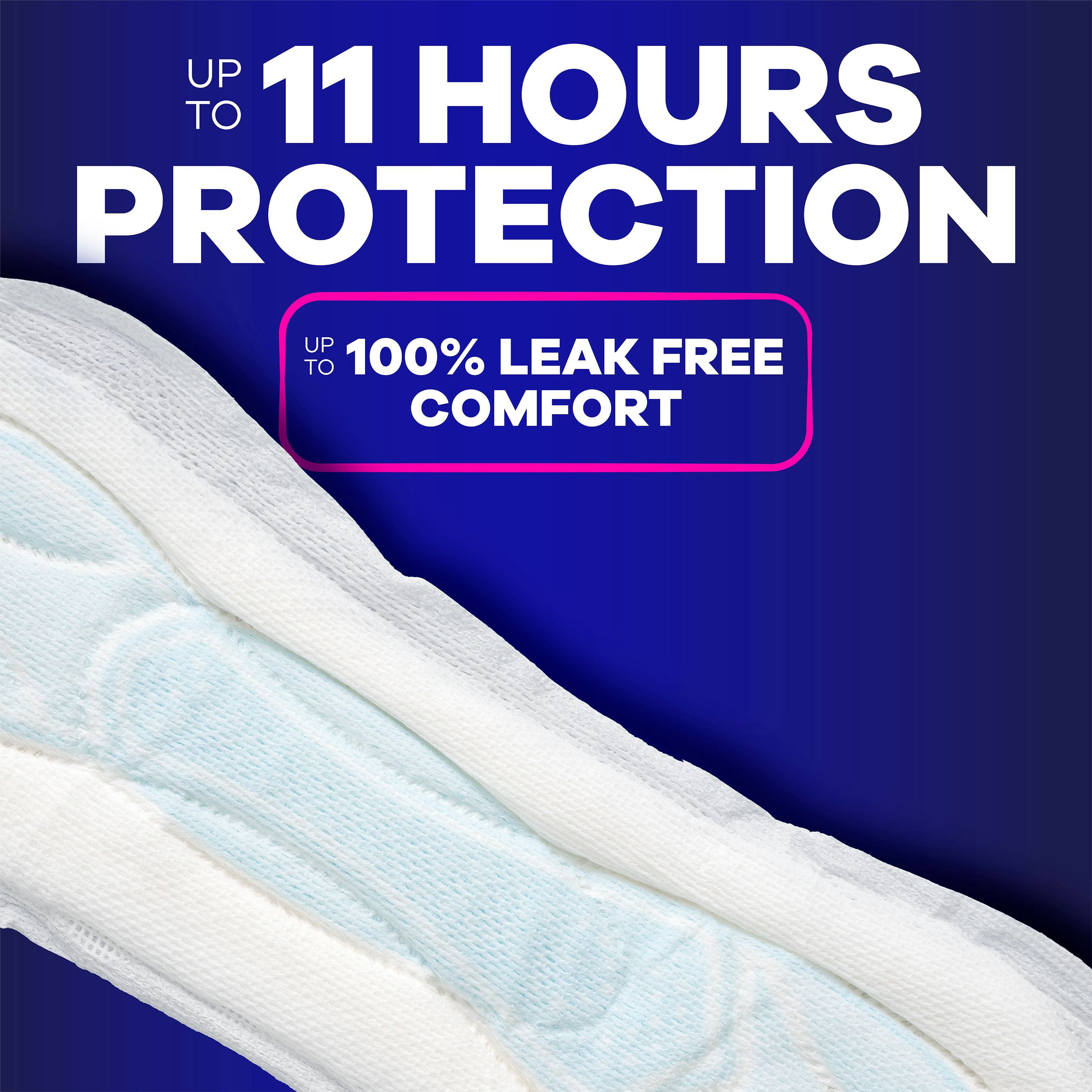 Always Serviettes Maxi de Nuit Sans Ailes pour Femmes, Taille 4, Absorption de Nuit, Non Parfumées