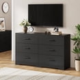 thumbnail image 3 of Ourlova Commode à 6 Tiroirs Commode Moderne Structure Durable avec Tiroirs Profonds Dispositif Anti-Basculement pour Maison Bureau Salon, 3 of 8