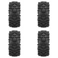 thumbnail image 1 of 1.9 Inch Rubber Tires, Black Stable Driving 1.9 Inch Tires Excellent Grip  for 1/10 RC Climbing Car, 1 of 7