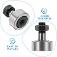 thumbnail image 3 of Miangastore 4pcs Bolt Type Roller Needle Bearing Cam Follower Bearing Steel Cam Follower Rigid Bolted Roller High Precision Cam Bearing, 3 of 8