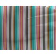 thumbnail image 3 of oneOone Tissu Viscose Georgette Imprimé Rayures Multicolores Tissu BTY 42 Pouces de Large, 3 of 3