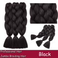 thumbnail image 2 of Ombre Jumbo Braiding Hair Extensions High Temperature Synthetic Twist Hair Multiple Colored Hair, 2 of 5