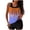 Multicolour, variant on Moxiu Women's Two Piece Tankini Swimsuit Gradient Blouson Tank Top High Waist Boyshorts Bathing Suit for Summer Beach Swimming Surfing Multicolor,XL