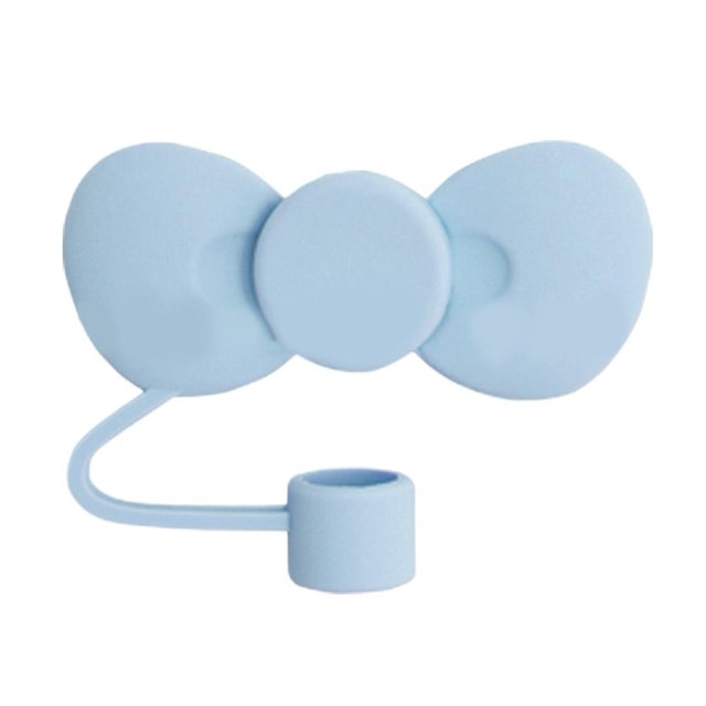 Lovely Bow Straw Covers Cap Toppers Compatible W/ 30&40oz ReusableNE E4R3