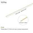 thumbnail image 2 of Unique Bargains 0.3mm x 350mm,Brass Round Wire,Assorted Half Hard Wire for Jewelry Making,10Pack, 2 of 5