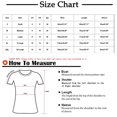 thumbnail image 2 of AherBiu Hauts d'Été Décontractés pour Femmes Manches Courtes Col Rond Fente Illet Trou Chemises de Plage Blouse, 2 of 4