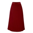 thumbnail image 2 of NJDVHB Jupes d'Hiver pour Femmes, Jupes pour Femmes Tendance, Robes de Soirée pour Femmes Automne Robe Moulante Mini Scintillante Manches Longues Froncée Robe de Boîte de Nuit Cocktail, Vin, G, 2 of 3