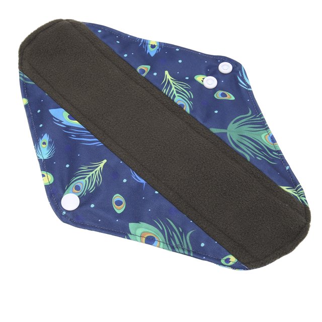Reusable Menstrual Pads, Soft Washable Incontinence Pads Overnight Sanitary Pads Natural Deodorization For Menstrual Period S,M,L