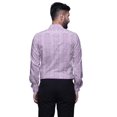 thumbnail image 3 of BESTMAN Chemise en Coton Imprimée avec Poches Col Évasé Boutonnée Chemise Formelle, 3 of 5