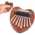 thumbnail image 2 of Birdeem Solid Wood 8-Tone Mini Thumb Piano Musical Instrument Wooden 8-Tone Finger Piano, 2 of 5